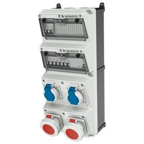   MENNEKES 940013 AMAXX falonkívüli ipari dugaszoló kiselosztó tokozat IP67