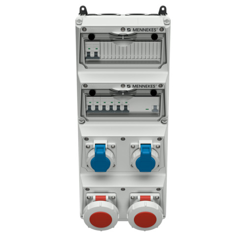 MENNEKES 940013 AMAXX falonkívüli ipari dugaszoló kiselosztó tokozat IP67