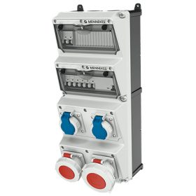   MENNEKES 940014 AMAXX falonkívüli ipari dugaszoló kiselosztó tokozat IP67