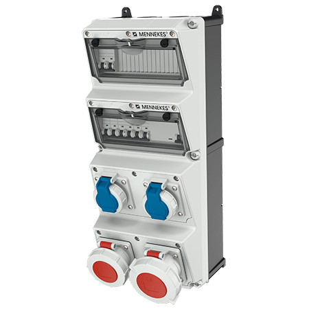 MENNEKES 940014 AMAXX falonkívüli ipari dugaszoló kiselosztó tokozat IP67
