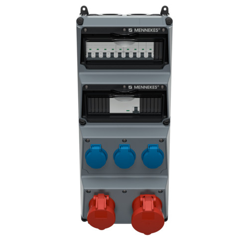 MENNEKES 940015 AMAXX vegyszerálló falonkívüli ipari dugaszoló kiselosztó tokozat IP44
