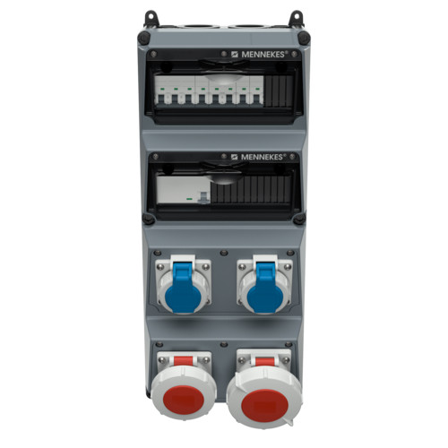 MENNEKES 940016 AMAXX vegyszerálló falonkívüli ipari dugaszoló kiselosztó tokozat IP67