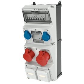   MENNEKES 940018 AMAXX falonkívüli ipari dugaszoló kiselosztó tokozat IP44