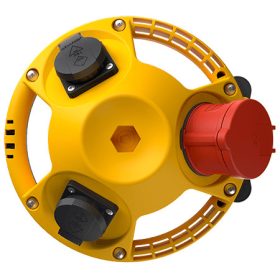   MENNEKES 94350GE 3KRAFT függeszthető ipari dugaszoló kiselosztó tokozat IP44 - sárga