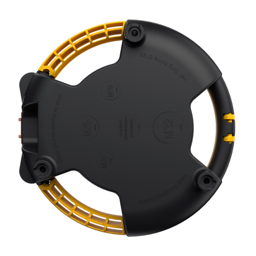 MENNEKES 94350GE 3KRAFT függeszthető ipari dugaszoló kiselosztó tokozat IP44 - sárga