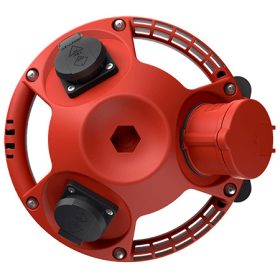   MENNEKES 94350RO 3KRAFT függeszthető ipari dugaszoló kiselosztó tokozat IP44 - piros