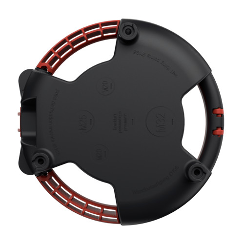 MENNEKES 94350RO 3KRAFT függeszthető ipari dugaszoló kiselosztó tokozat IP44 - piros