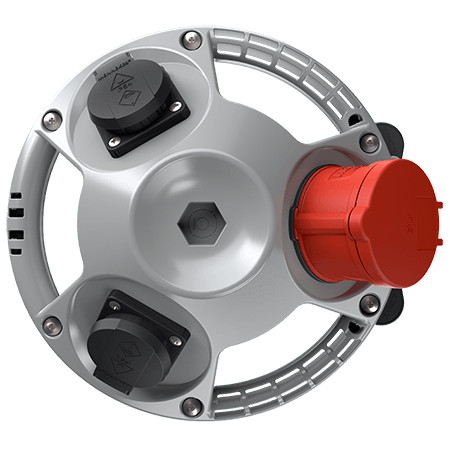 MENNEKES 94350SI 3KRAFT függeszthető ipari dugaszoló kiselosztó tokozat IP44 - szürke