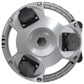   MENNEKES 94351SI 3KRAFT függeszthető ipari dugaszoló kiselosztó tokozat IP44 - szürke