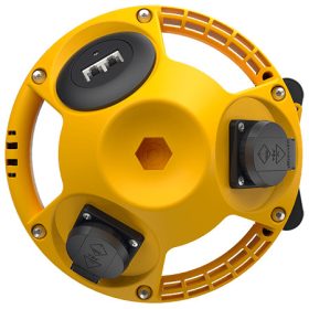   MENNEKES 94354GE 3KRAFT függeszthető ipari dugaszoló kiselosztó tokozat IP20 - sárga