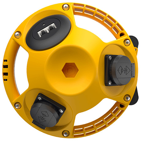 MENNEKES 94354GE 3KRAFT függeszthető ipari dugaszoló kiselosztó tokozat IP20 - sárga