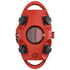   MENNEKES 94551RO AirKRAFT függeszthető ipari dugaszoló kiselosztó tokozat IP44 - piros