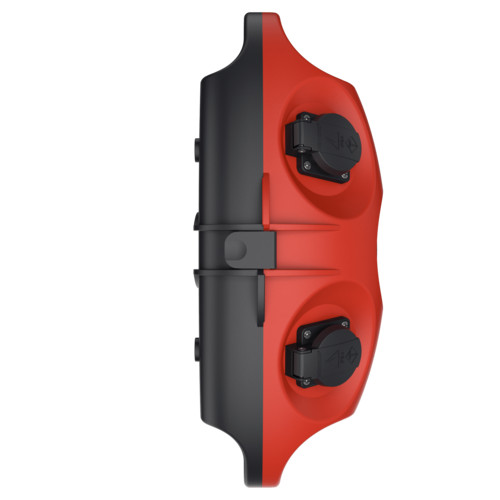 MENNEKES 94551RO AirKRAFT függeszthető ipari dugaszoló kiselosztó tokozat IP44 - piros