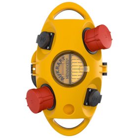   MENNEKES 94552GE AirKRAFT függeszthető ipari dugaszoló kiselosztó tokozat IP44 - sárga