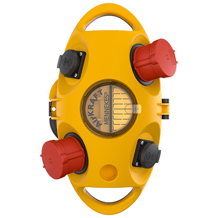 MENNEKES 94552GE AirKRAFT függeszthető ipari dugaszoló kiselosztó tokozat IP44 - sárga