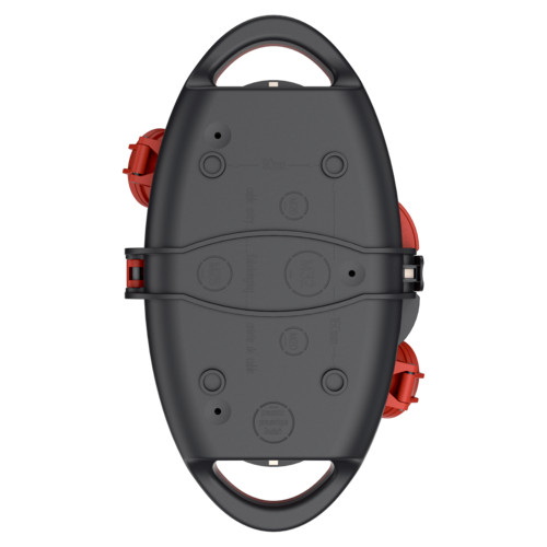 MENNEKES 94552RO AirKRAFT függeszthető ipari dugaszoló kiselosztó tokozat IP44 - piros