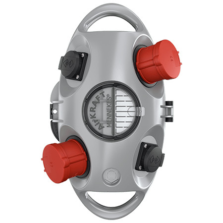 MENNEKES 94552SI AirKRAFT függeszthető ipari dugaszoló kiselosztó tokozat IP44 - szürke