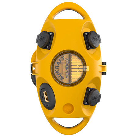 MENNEKES 94554GE AirKRAFT függeszthető ipari dugaszoló kiselosztó tokozat IP20 - sárga