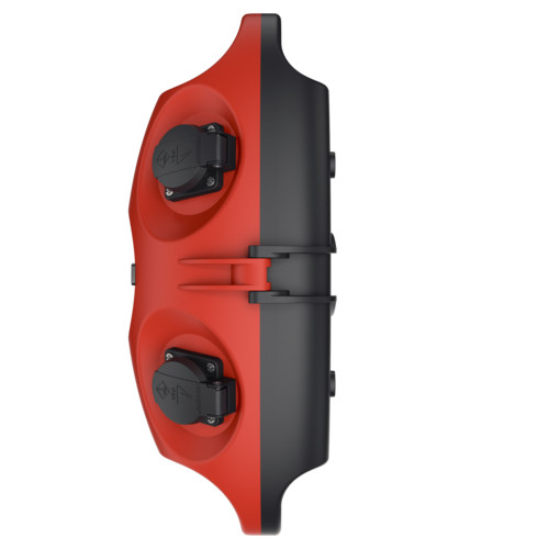 MENNEKES 94554RO AirKRAFT függeszthető ipari dugaszoló kiselosztó tokozat IP20 - piros