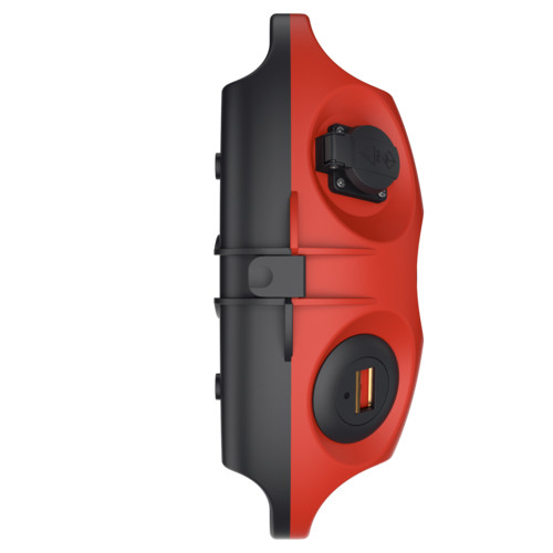 MENNEKES 94554RO AirKRAFT függeszthető ipari dugaszoló kiselosztó tokozat IP20 - piros