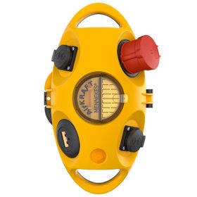   MENNEKES 94555GE AirKRAFT függeszthető ipari dugaszoló kiselosztó tokozat IP20 - sárga