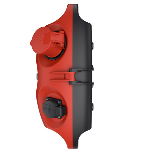 MENNEKES 94555RO AirKRAFT függeszthető ipari dugaszoló kiselosztó tokozat IP20 - piros