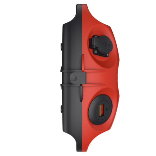 MENNEKES 94555RO AirKRAFT függeszthető ipari dugaszoló kiselosztó tokozat IP20 - piros