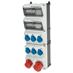   MENNEKES 950004 AMAXX falonkívüli ipari dugaszoló kiselosztó tokozat IP44