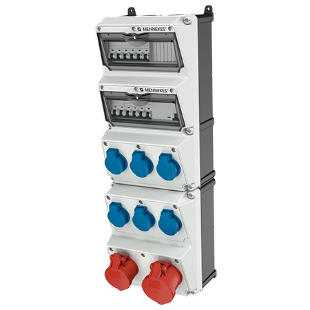 MENNEKES 950004 AMAXX falonkívüli ipari dugaszoló kiselosztó tokozat IP44