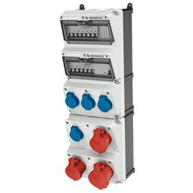   MENNEKES 950007 AMAXX falonkívüli ipari dugaszoló kiselosztó tokozat IP44