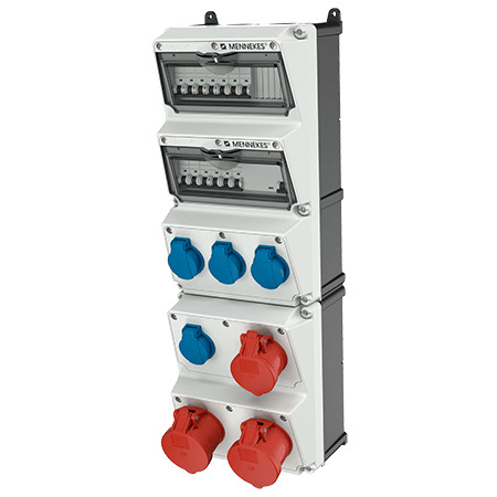 MENNEKES 950009 AMAXX falonkívüli ipari dugaszoló kiselosztó tokozat IP44