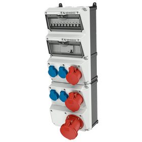   MENNEKES 950013 AMAXX falonkívüli ipari dugaszoló kiselosztó tokozat IP44