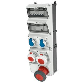   MENNEKES 950031 AMAXX falonkívüli ipari dugaszoló kiselosztó tokozat IP67