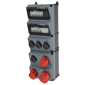   MENNEKES 950040 AMAXX vegyszerálló falonkívüli ipari dugaszoló kiselosztó tokozat IP44