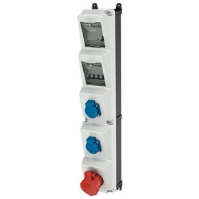   MENNEKES 960003 AMAXX S (keskeny) falonkívüli ipari dugaszoló kiselosztó tokozat IP44