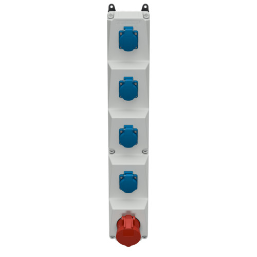 MENNEKES 960006 AMAXX S (keskeny) falonkívüli ipari dugaszoló kiselosztó tokozat IP44