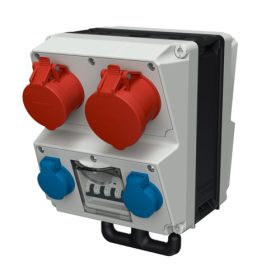   MENNEKES 970001 AMAXX függeszthető ipari dugaszoló kiselosztó tokozat IP44 - világosszürke