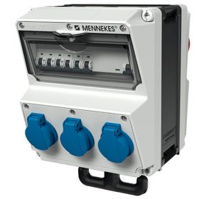   MENNEKES 970002 AMAXX függeszthető ipari dugaszoló kiselosztó tokozat IP44 - világosszürke