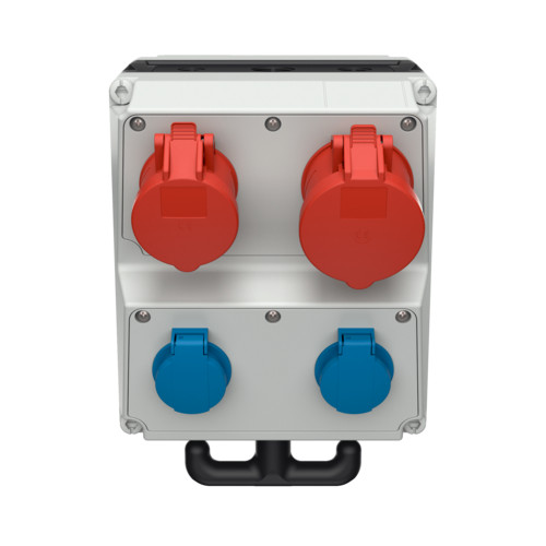 MENNEKES 970003 AMAXX függeszthető ipari dugaszoló kiselosztó tokozat IP44 - világosszürke