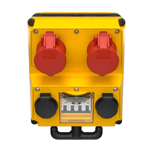 MENNEKES 970004GE AMAXX függeszthető ipari dugaszoló kiselosztó tokozat IP44 - sárga