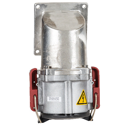 MENNEKES R&S 75053 panelba építhető 15° döntött ipari aljzat 200A 4p 400V 6h IP67