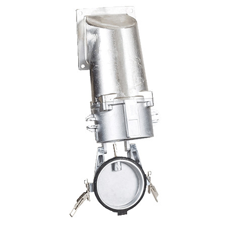 MENNEKES R&S 75068 panelba építhető 15° döntött ipari aljzat 250A 5p 400V 6h IP67 - nehéz kivitel