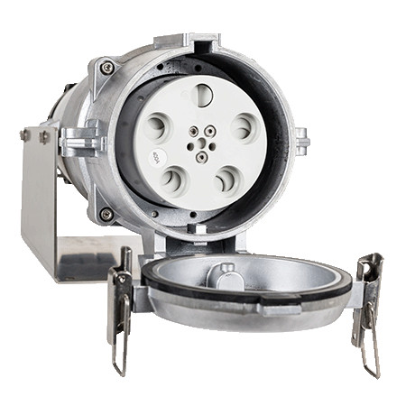 MENNEKES R&S 75116 Falra építhető ipari aljzat 400A 5p 400V 6h IP67