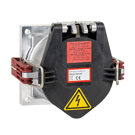 MENNEKES R&S 75241 panelba építhető ipari aljzat 200A 4p 400V 6h IP67