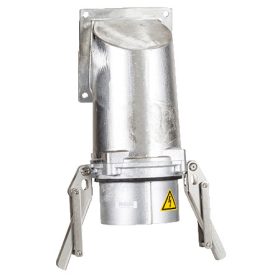   MENNEKES R&S 75321 panelba építhető 15° döntött ipari villa 250A 4p 400V 6h IP67 - nehéz kivitel