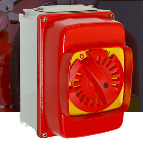 Palazzoli 152240 Palazzoli CAM-FIRE 4 pólusú falonkívüli F400 tűzálló leválasztó főkapcsoló 25A 4p 500V IP66/IP67