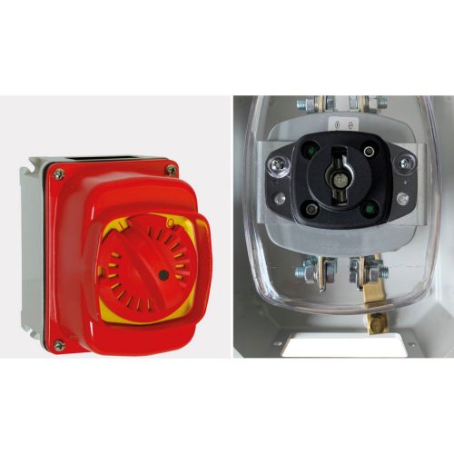 Palazzoli 152530 Palazzoli CAM-FIRE 3 pólusú falonkívüli F400 tűzálló leválasztó főkapcsoló 125A 3p 500V IP55