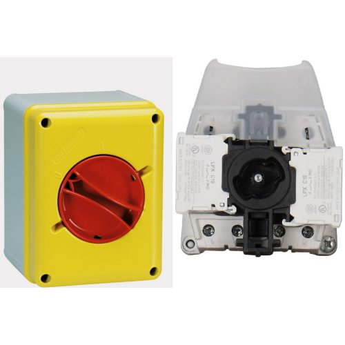 Palazzoli 208162 Palazzoli CAM-SZ 2 pólusú falonkívüli tűzvédelmi leválasztó főkapcsoló 16A 2p 500V IP65