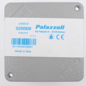   Palazzoli 520009 UNIBOX UNI B9 - 100×100×59 mm - festett alumínium elágazó és kötődoboz IP66/IP67 
