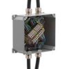 Palazzoli 520009 UNIBOX UNI B9 - 100×100×59 mm - festett alumínium elágazó és kötődoboz IP66/IP67 